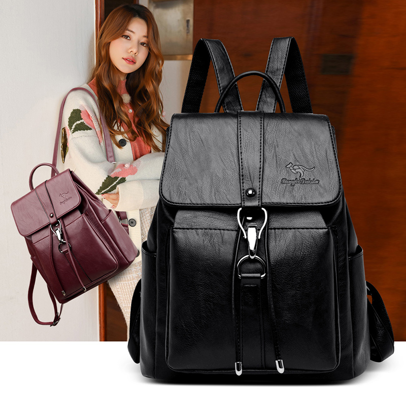 Anti Theft Backpack Women Shou - Women Bags Branded ulasan dan harga